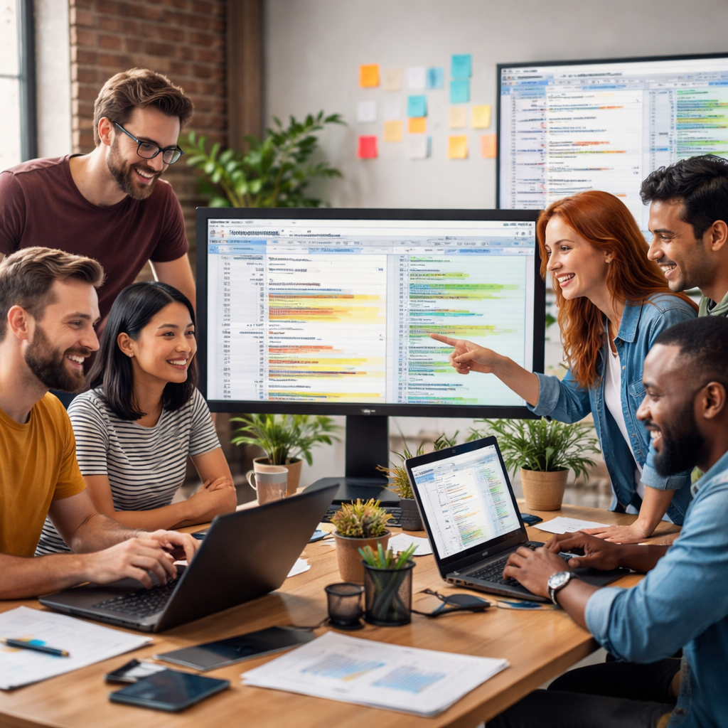 社区支持与协作概念图