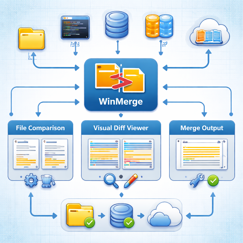WinMerge Data Security and Architecture